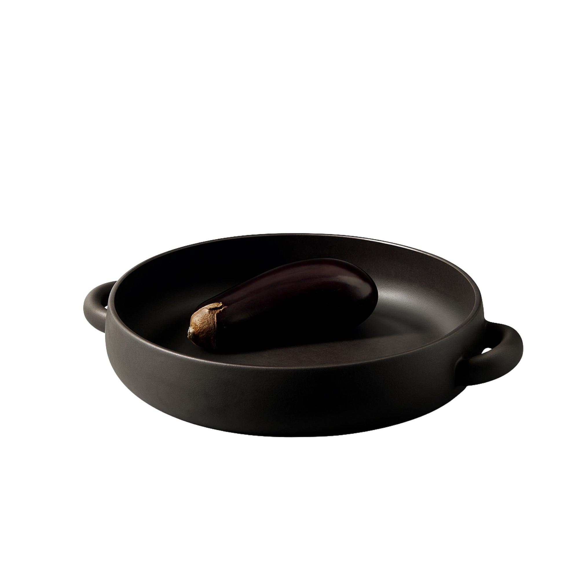 Stoneware Serving Plate with Handles (13.4")