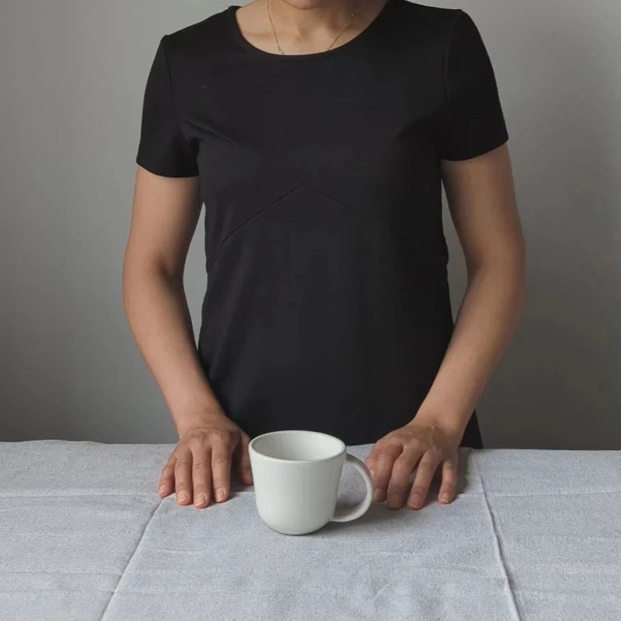 Tunisian Mug - Matte White