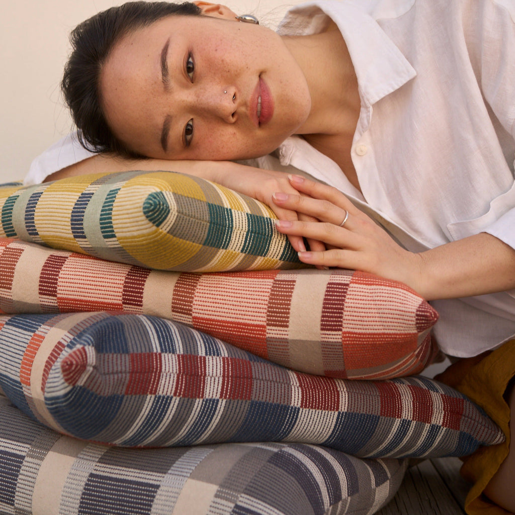 Skipping Block Pillow Cover - Hopscotch