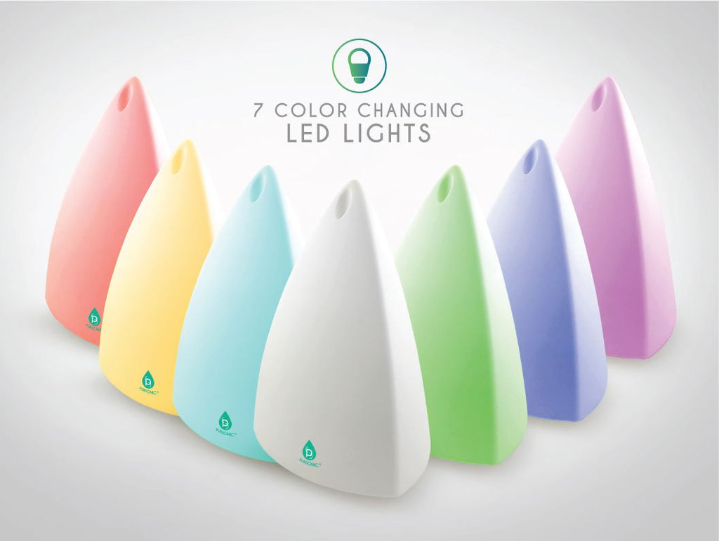 Pursonic Aromatherapy Ultrasonic Diffuser with Remote & Essential Oils Set