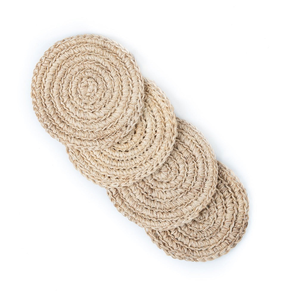 Fique Spiral Coasters (Set of 4)