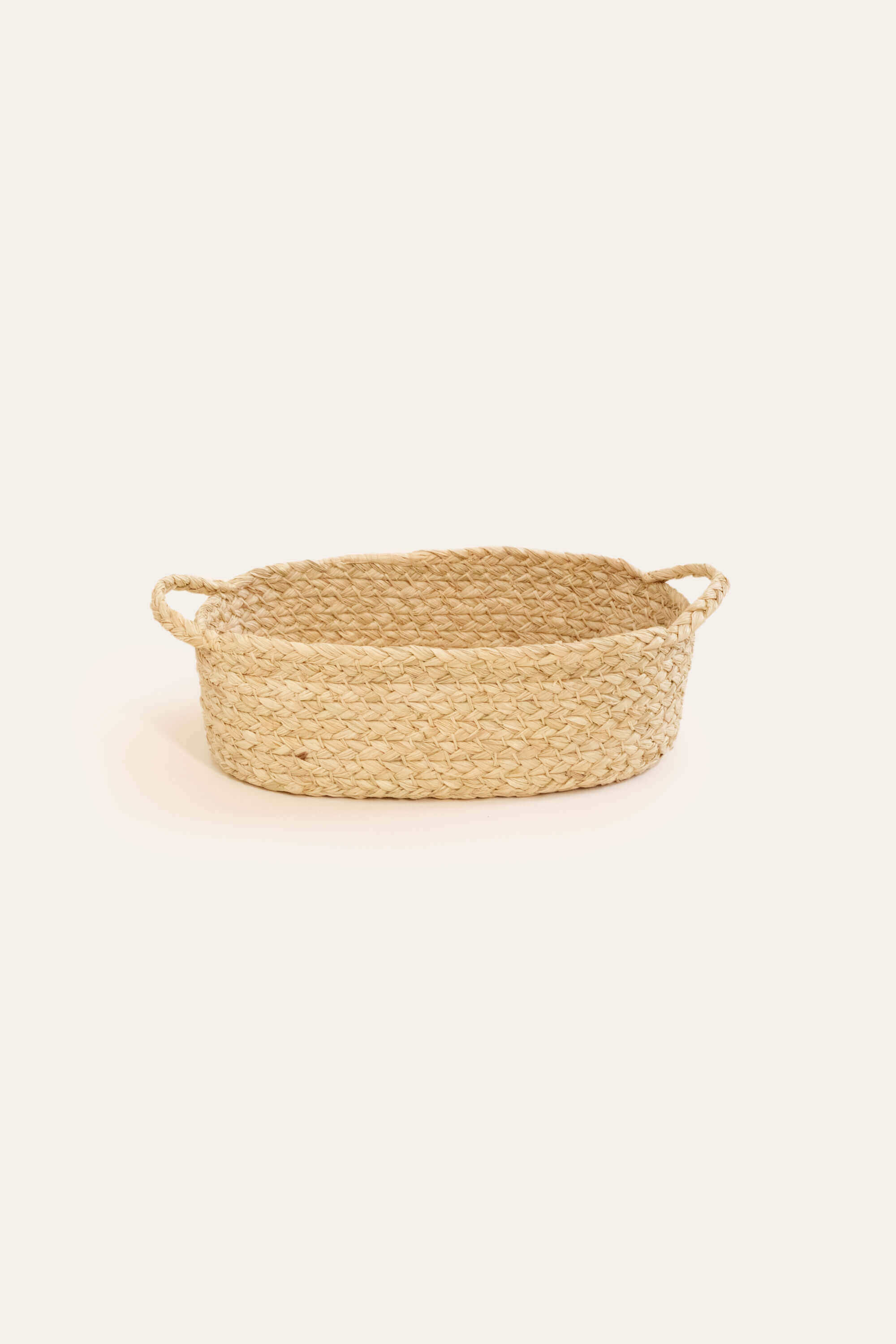Nesting Braided Raffia Trays (Set of 3)