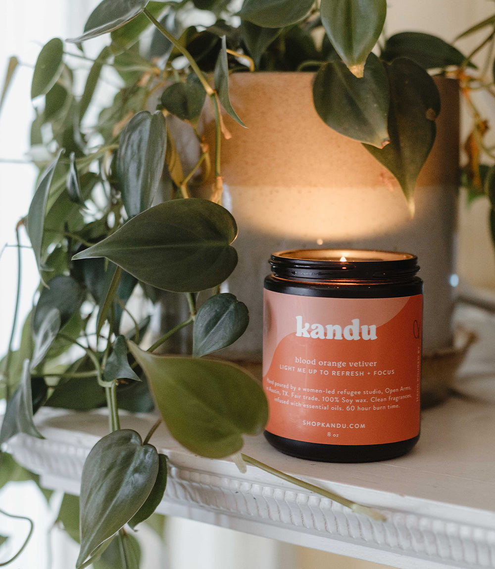 Blood Orange Vetiver Candle (8oz)