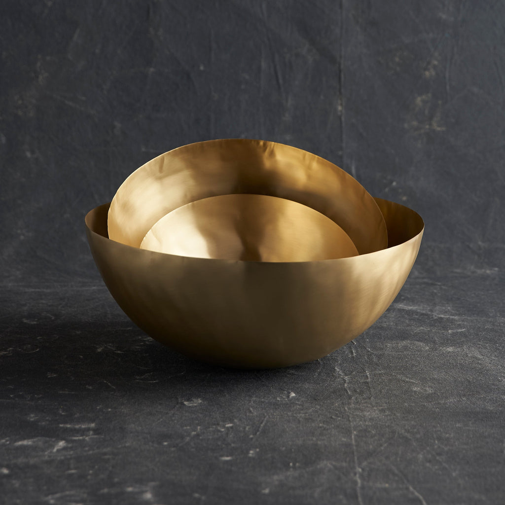Artisan Brass Bowls Assorted (Set of 3)