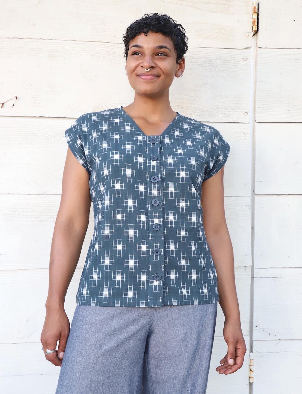 Anniki Button Top