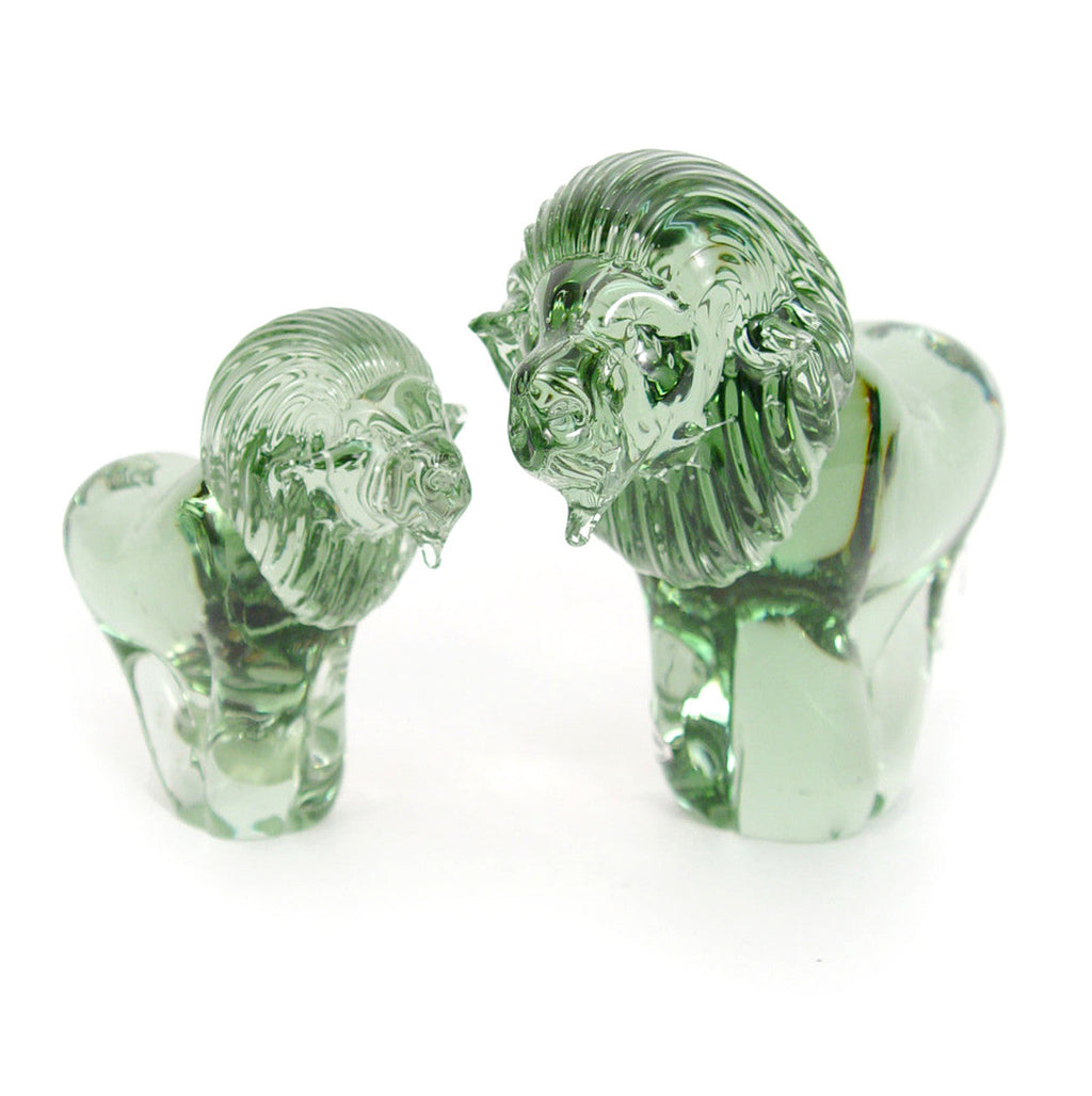 Recycled Glass Lion