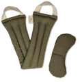 Eye Mask & Neck Wrap Bundle - Olive