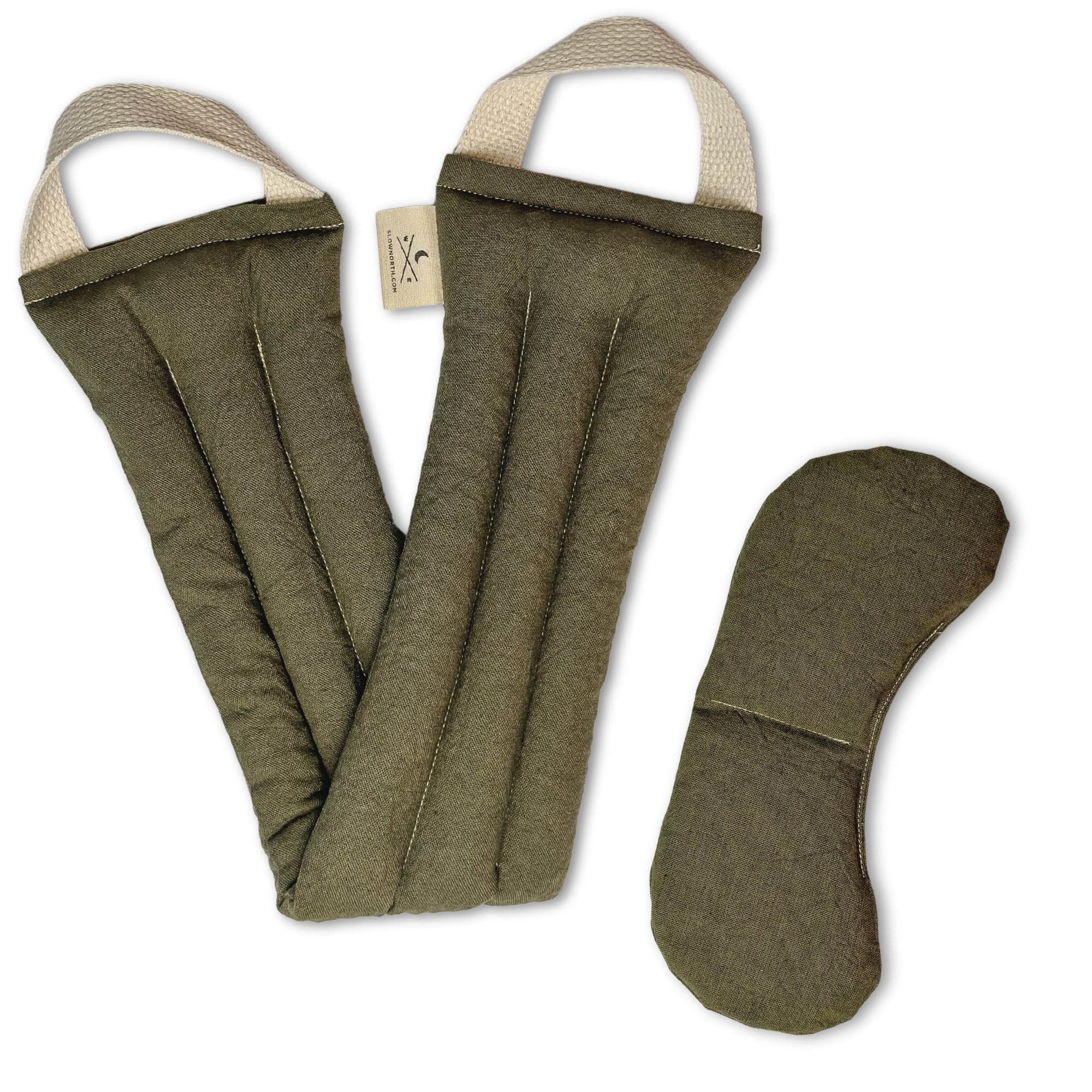 Eye Mask & Neck Wrap Bundle - Olive