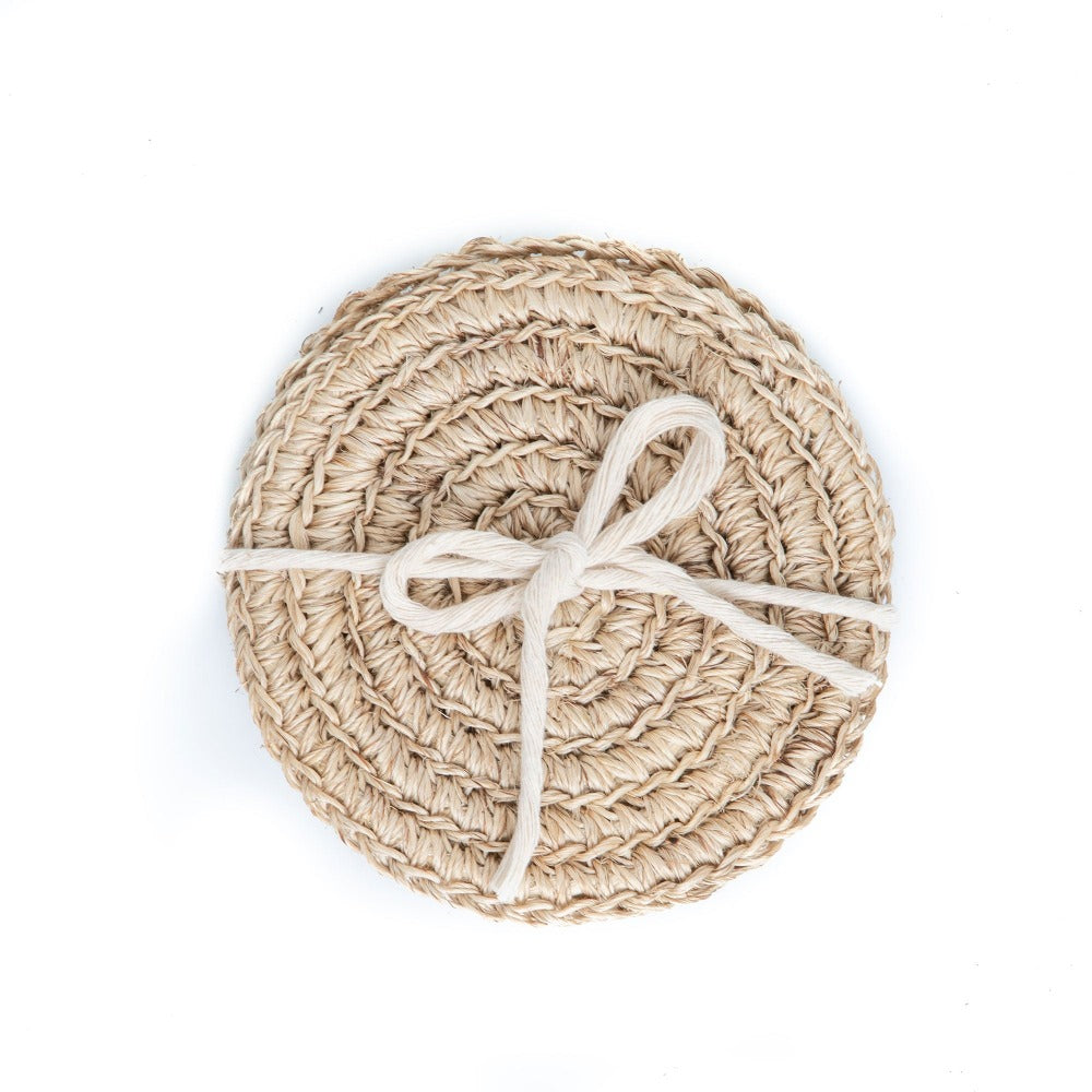 Fique Spiral Coasters (Set of 4)