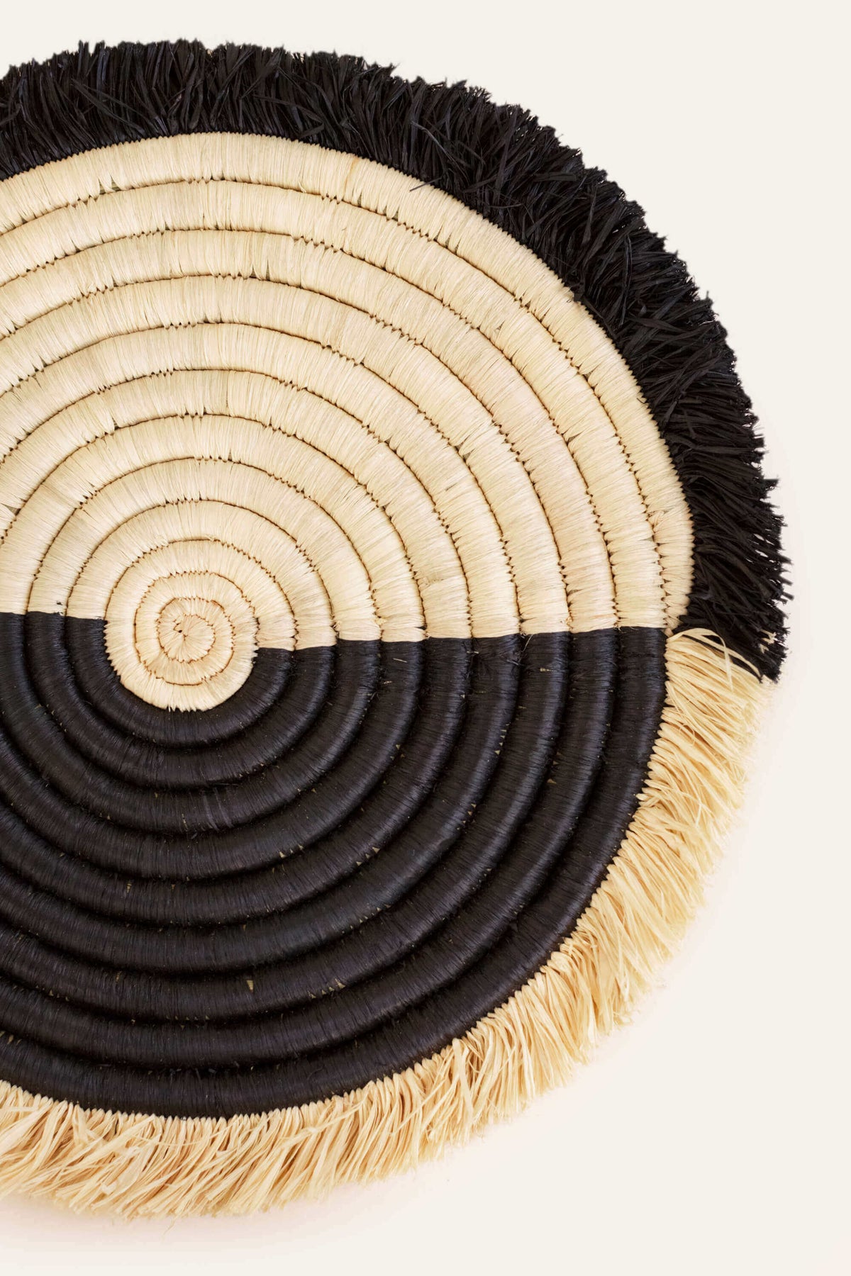 Two-Tone Split Fringe Placemat