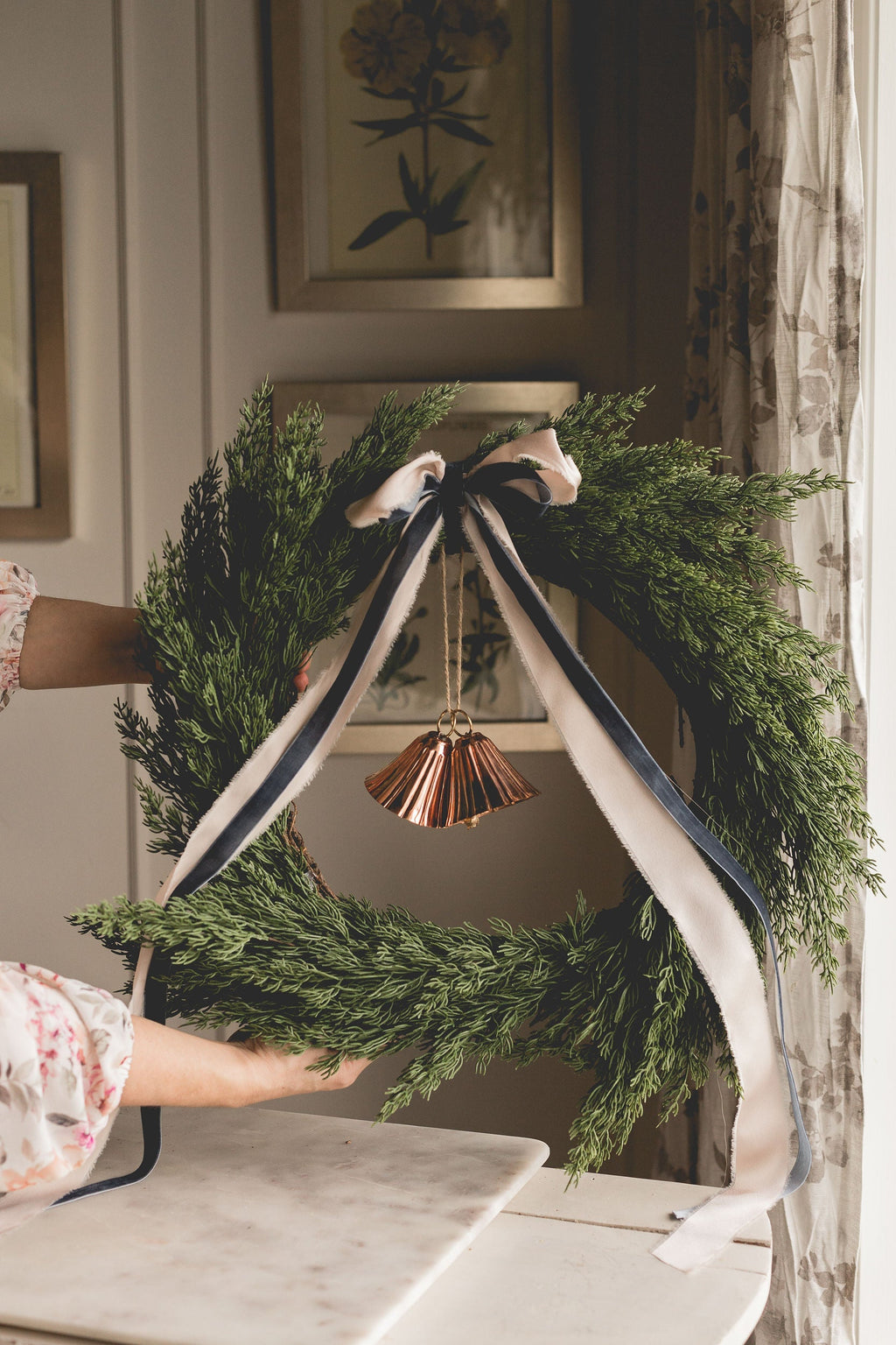 Copper Bell Ornaments (Set of 2 or 4)
