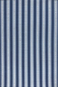 Vertical Stripe Blue & White Rug