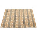 Uneven Arrows Hand Woven Wool Jute Rug - Earthy Hues