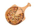 Premium Natural Bamboo Pizza Peel Paddle and Cutting Board | Ideal for Pizza, Fruit, Vegetables & Cheese