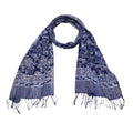 Handmade Batik Scarf - Blue