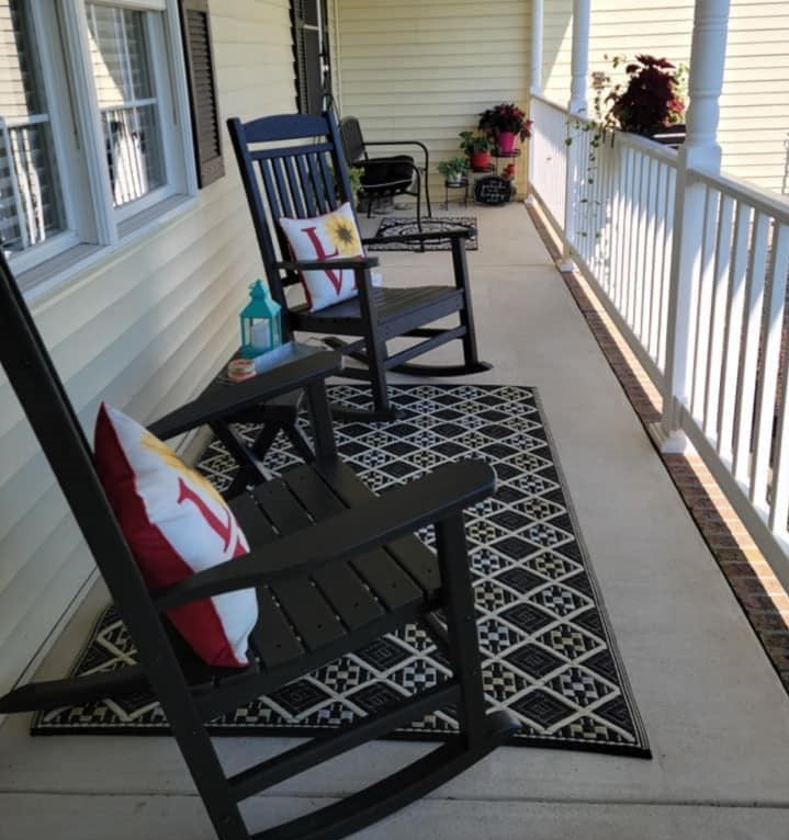 Scotch Black & White Pattern Rug