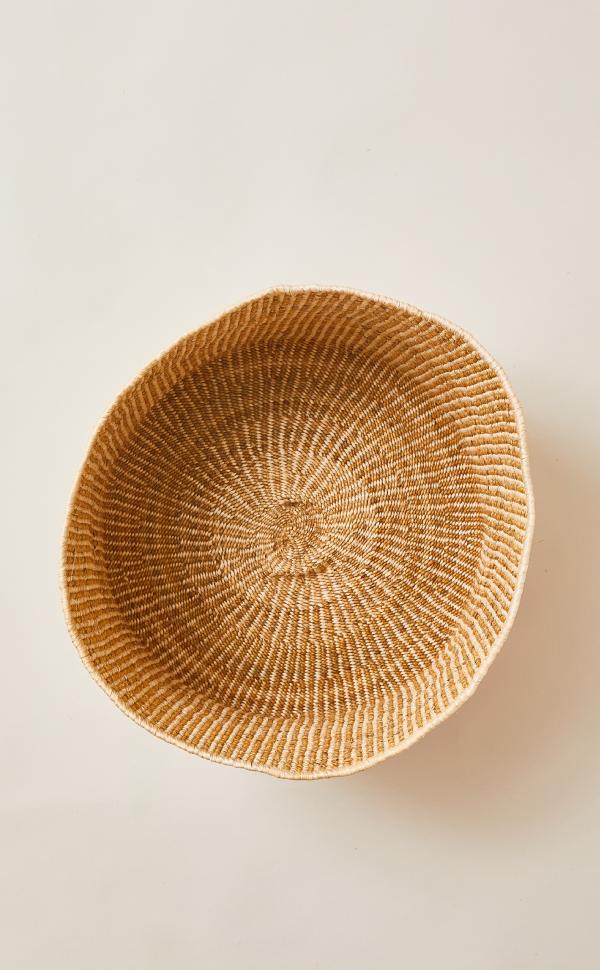 Natural Banana Leaf Floor Basket