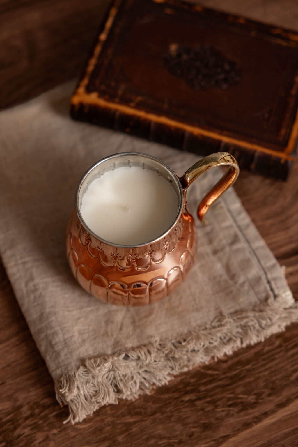 Vintage French Inspired Apple Blossom Candle