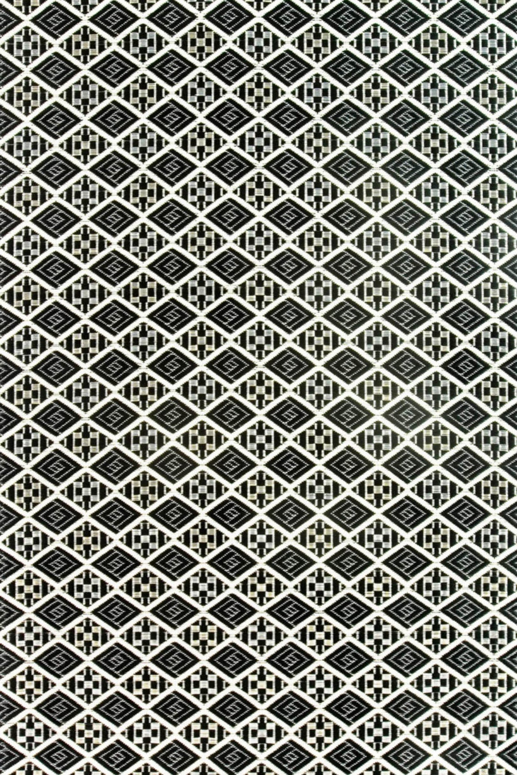 Scotch Black & White Pattern Rug