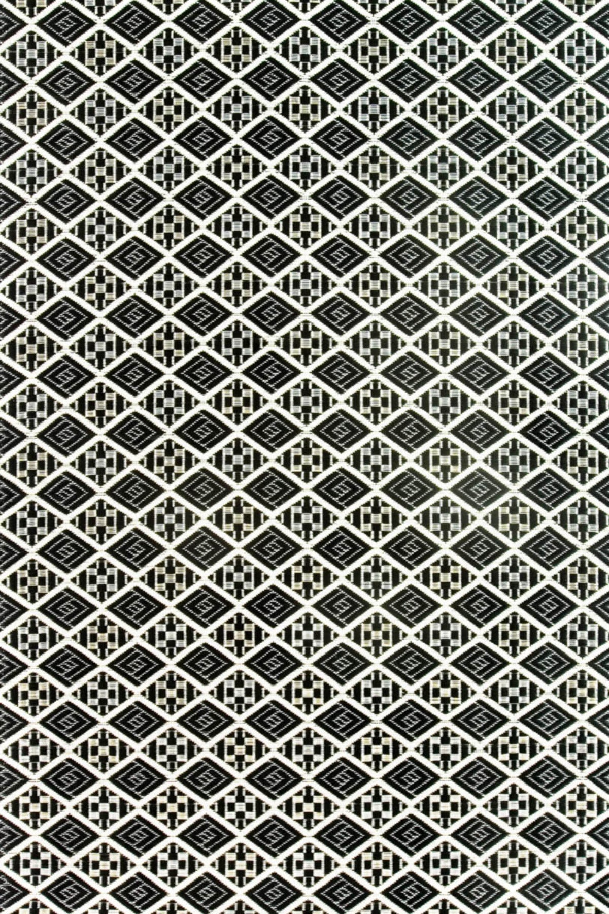 Scotch Black & White Pattern Rug