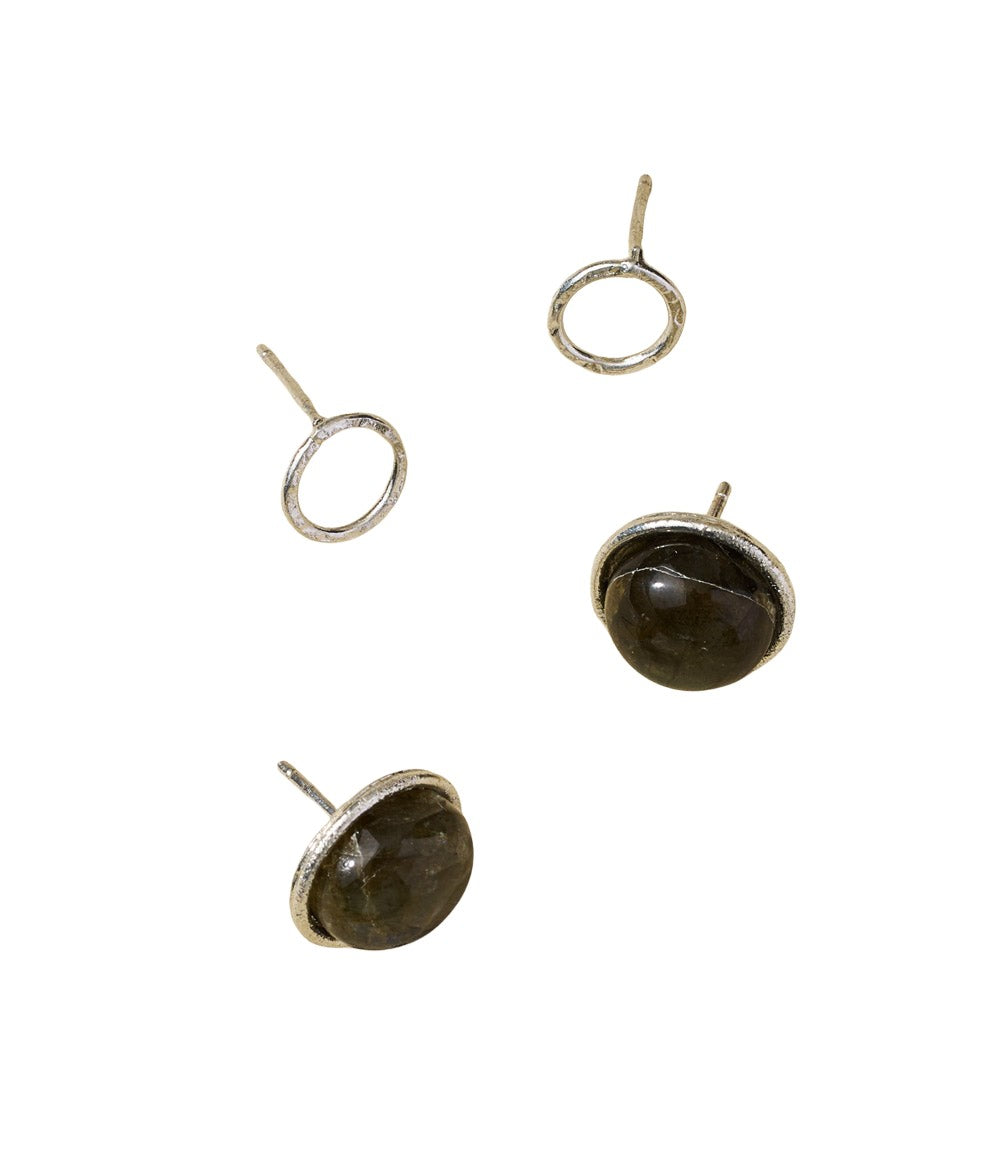 Indali Labradorite Semiprecious Stud Earrings