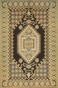 Turkish Black & Brown Rug