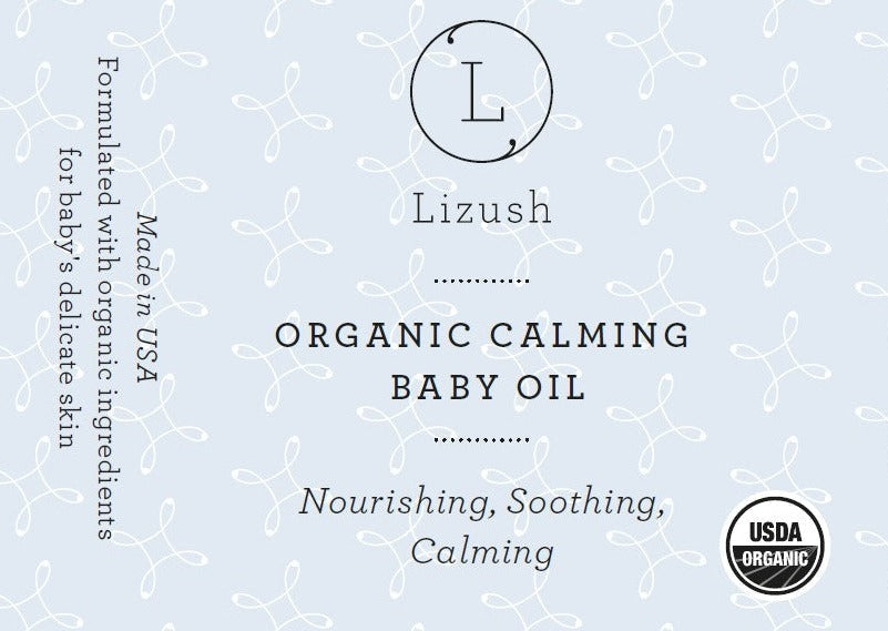 ORGANIC CALMING BABY OIL - Nourishing, Soothing & Calming