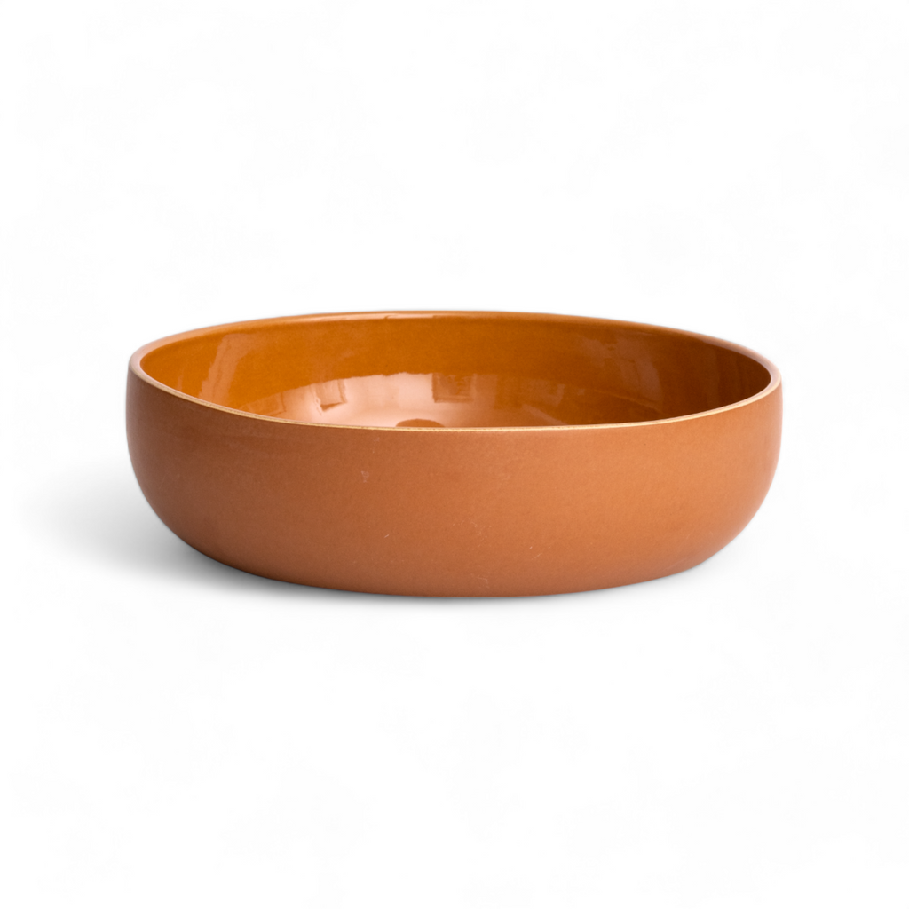 Shallow Stoneware Serving Bowl (60 oz)