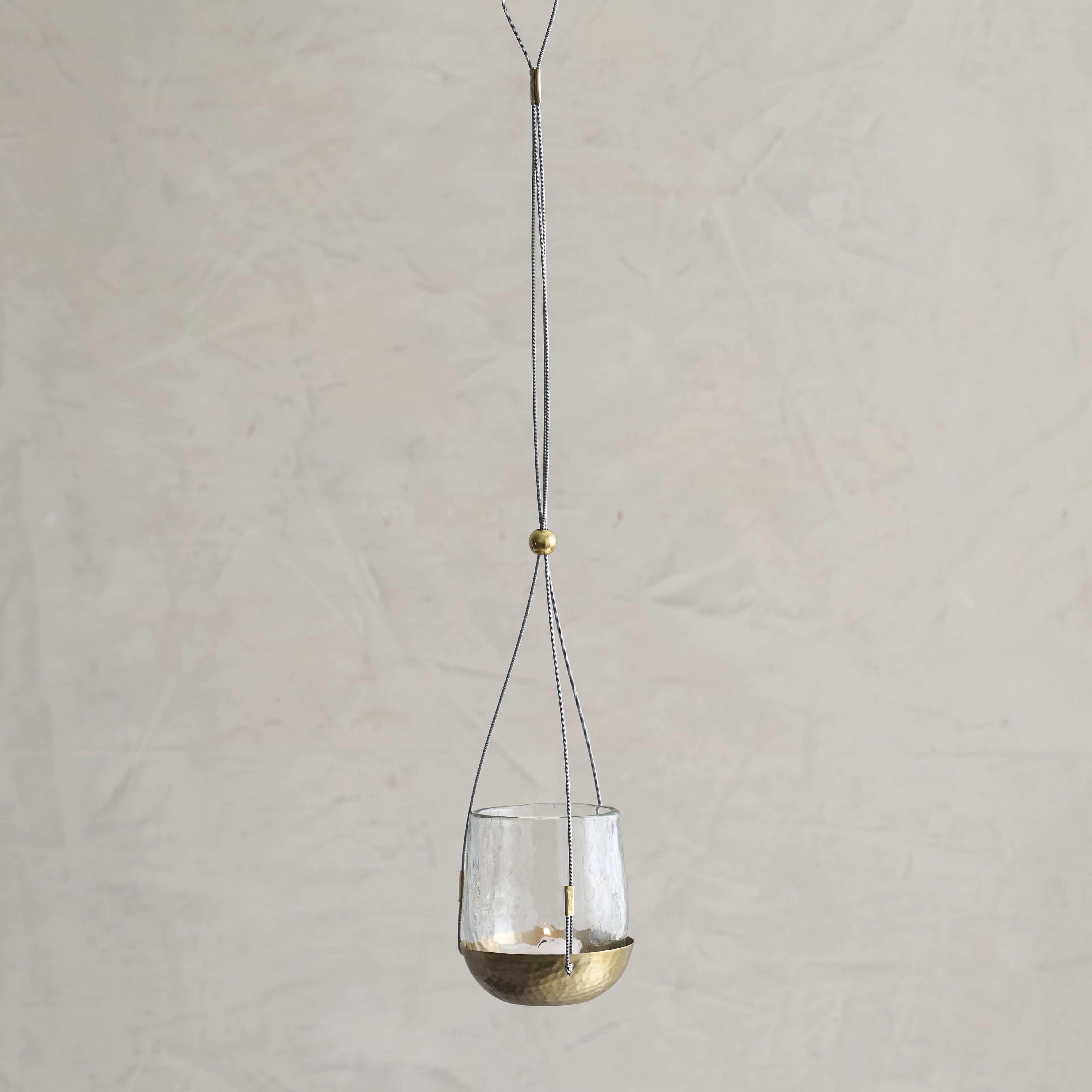 Pebbled Hanging Lantern