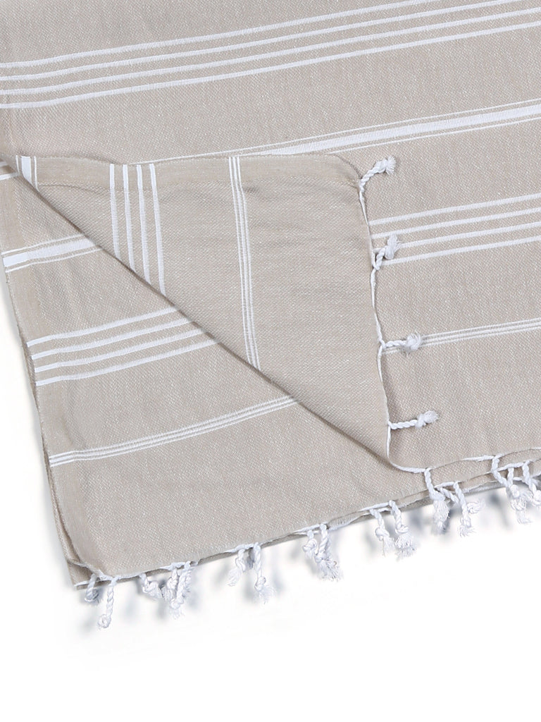 Pure Series Sustainable Turkish Towel - Beige