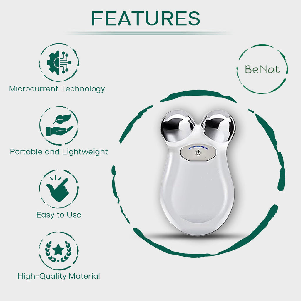 Lift, Sculpt & Glow Toolkit - LED Therapy, Electric Gua Sha & Microcurrent Toning Device for Radiant Skin (Set of 3)