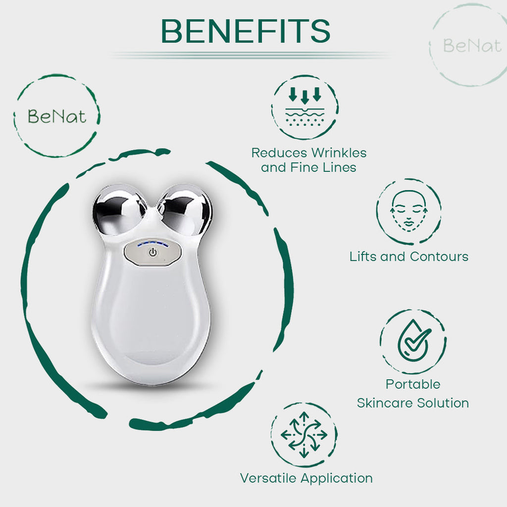 Lift, Sculpt & Glow Toolkit - LED Therapy, Electric Gua Sha & Microcurrent Toning Device for Radiant Skin (Set of 3)