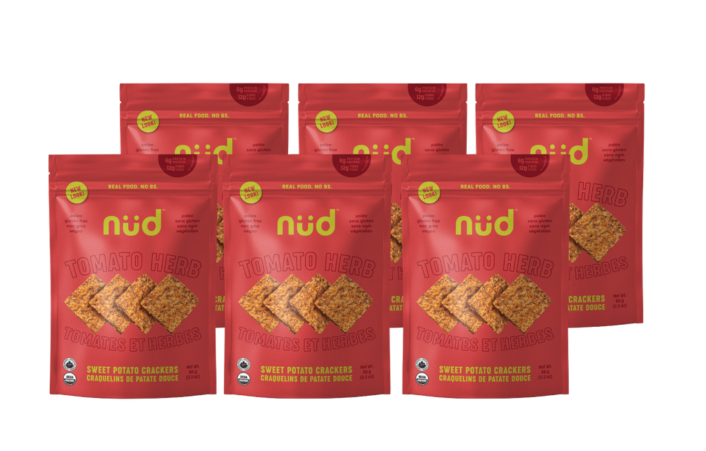 Tomato Herb Sweet Potato Crackers (6-Pack)