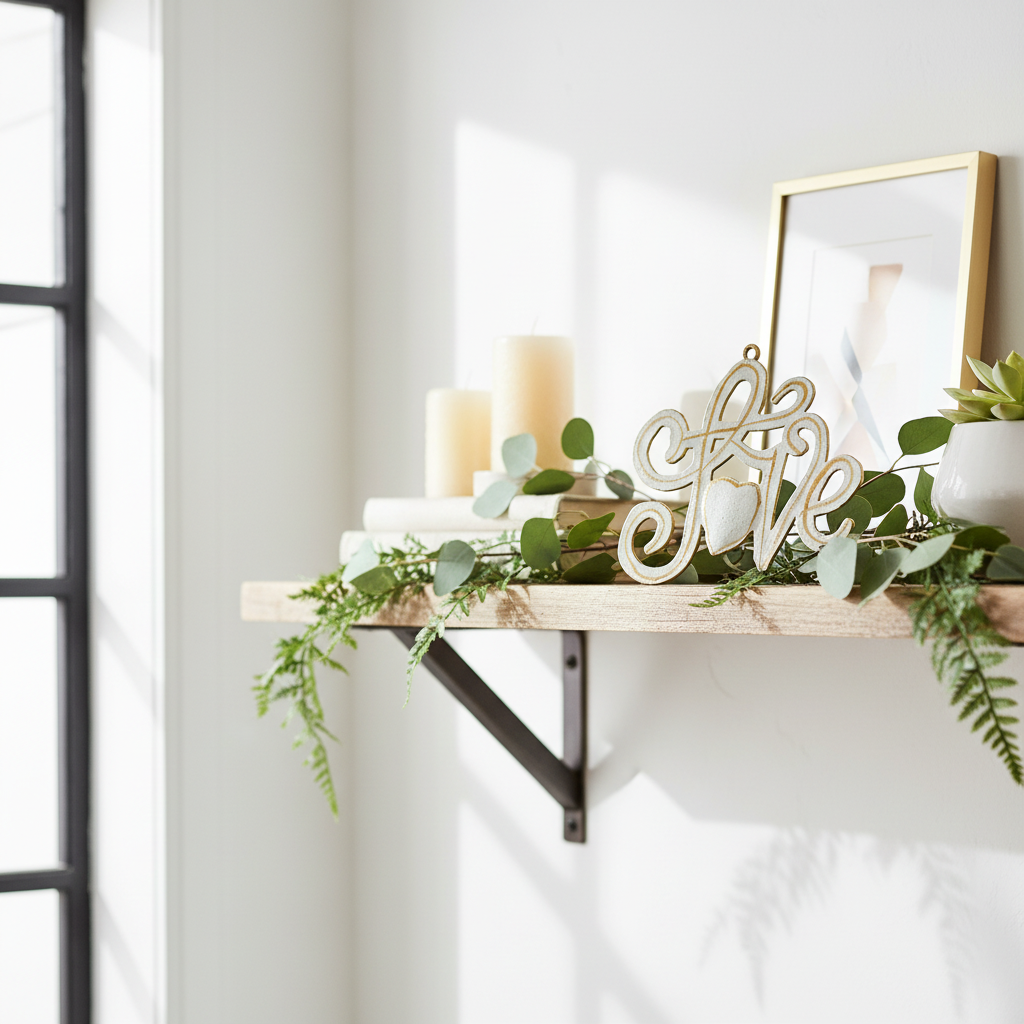 White Love Ornament