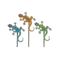Gecko Garden Stake (Set of 3)