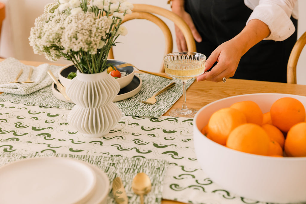 Ortega in Cereus Table Runner (14" x 90")