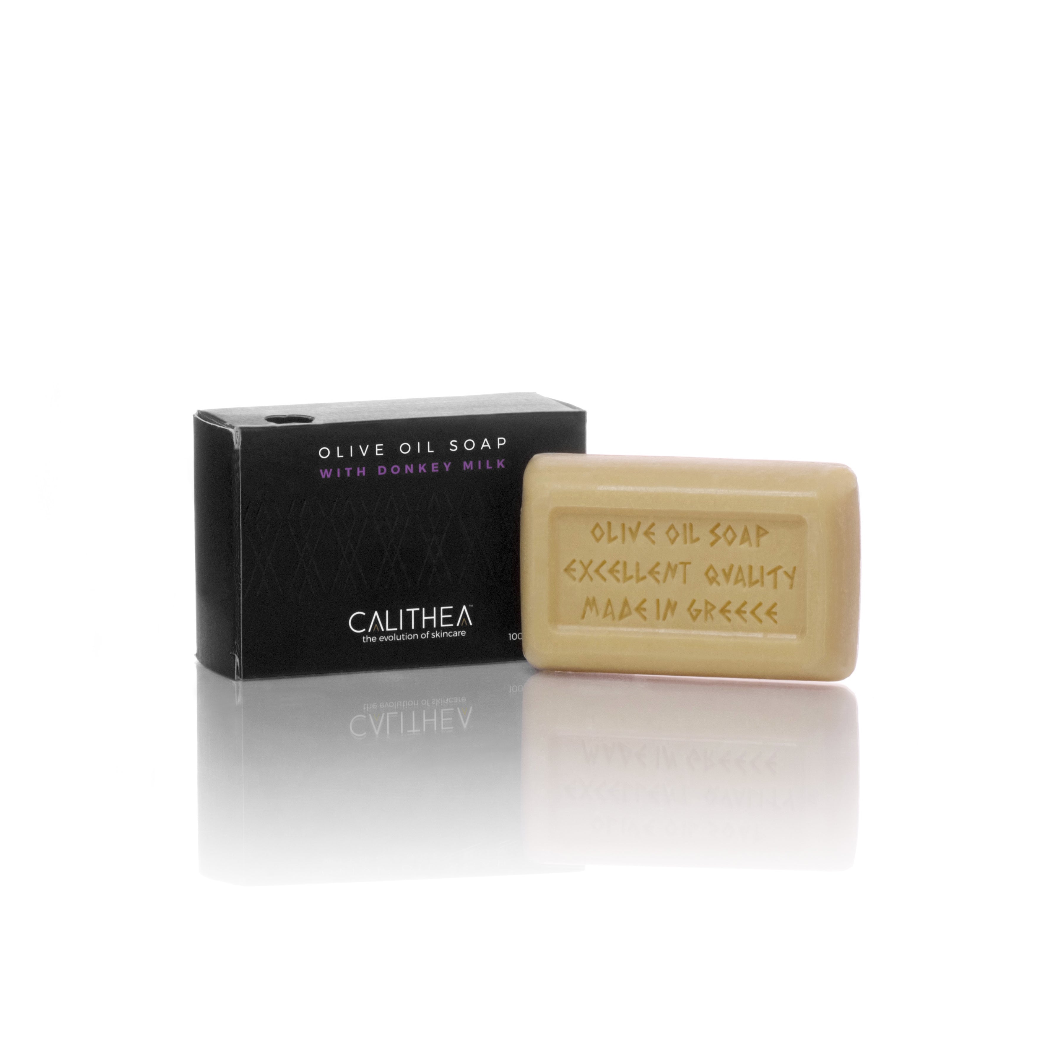 100% NATURAL OLIVE OIL SOAP WITH DONKEY MILK (3-Pack)