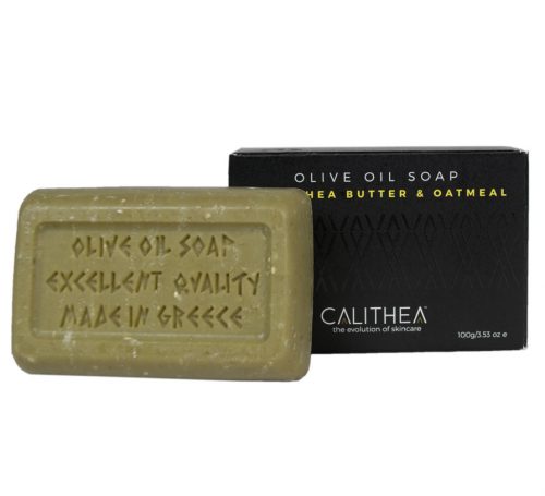 100% NATURAL OLIVE OIL SOAP WITH SHEA BUTTER & OATMEAL (3-Pack)