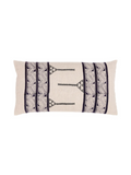 Mancala Charcoal Lumbar Pillow Cover