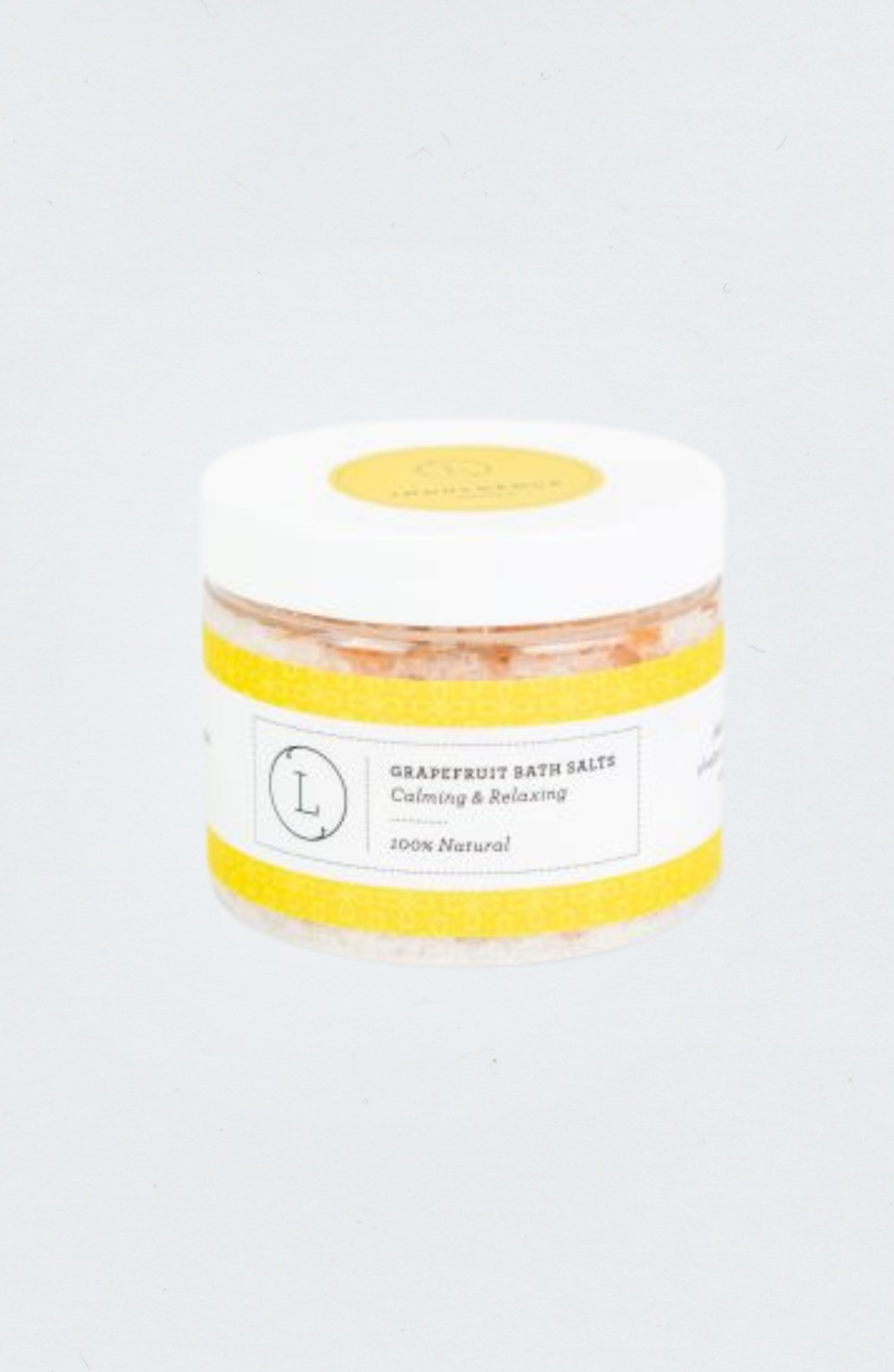 Natural Dead Sea Epsom and Himalayan Bath Salts - Grapefruit