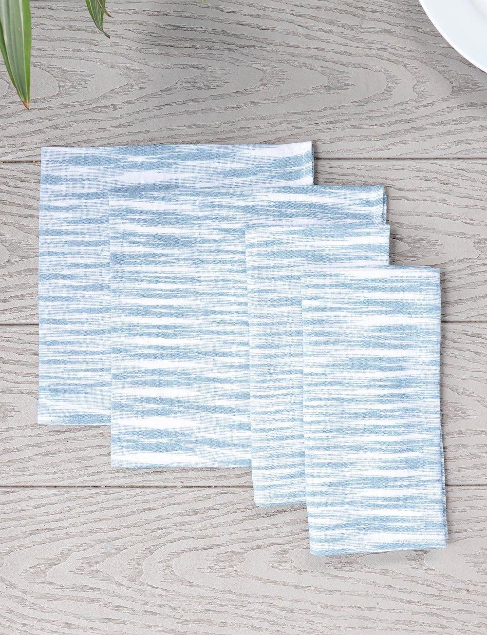 Light Blue Cloth Napkins (Set of 4)