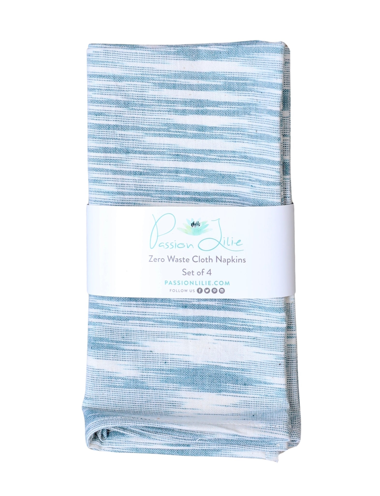 Light Blue Cloth Napkins (Set of 4)