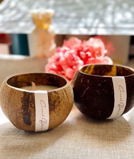 Coconut Shell Candle