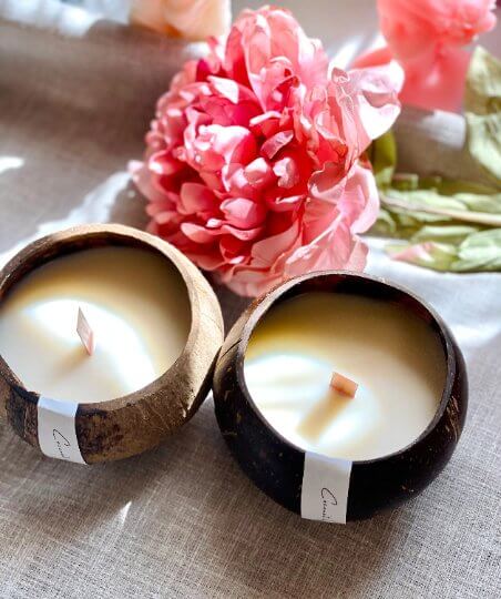 Coconut Shell Candle