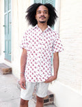 Crawfish Organic Cotton Men's Button Down Shirt