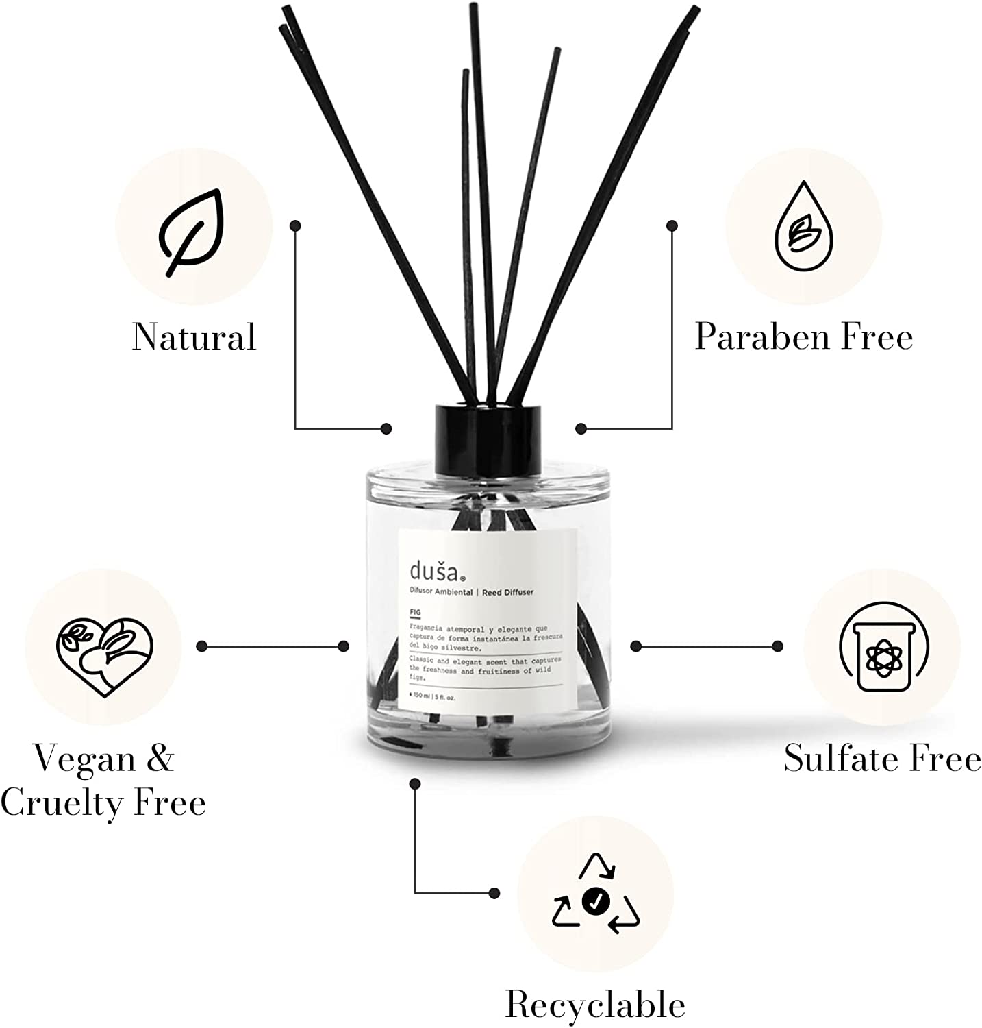 Reed Diffuser - Santal (5 fl.oz.)