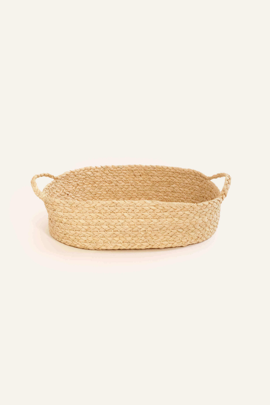 Nesting Braided Raffia Trays (Set of 3)