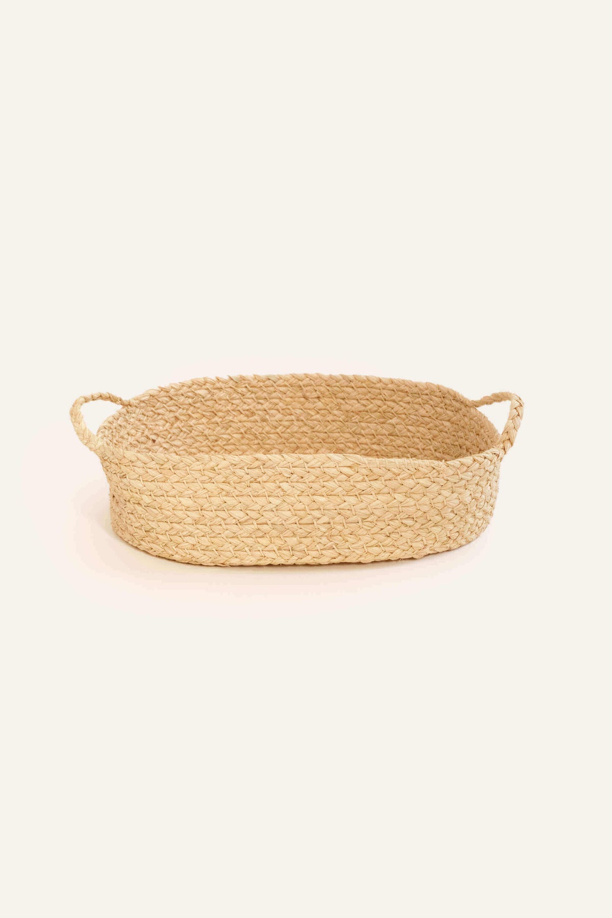 Nesting Braided Raffia Trays (Set of 3)