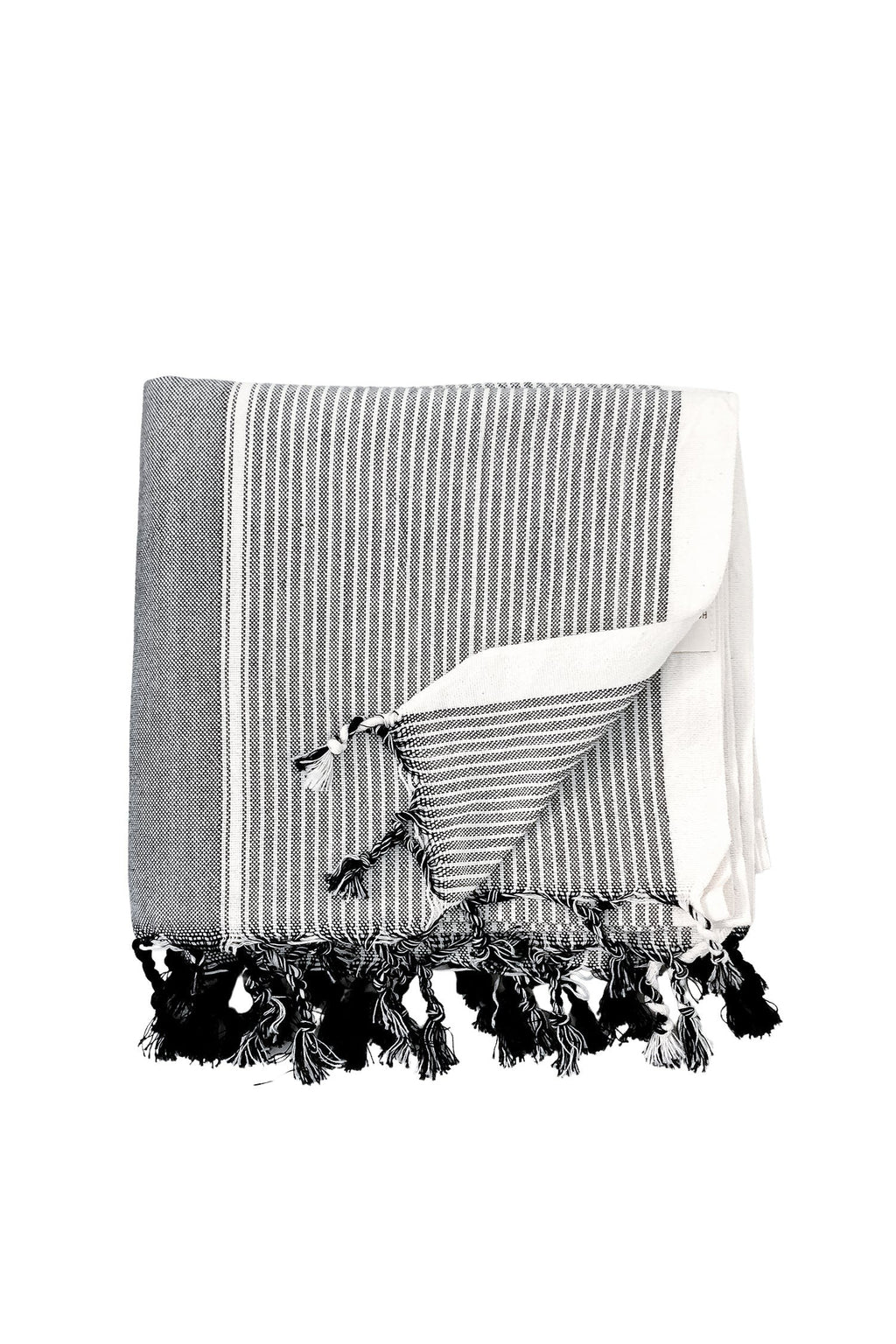 Grey Stripe Tribeca Towel