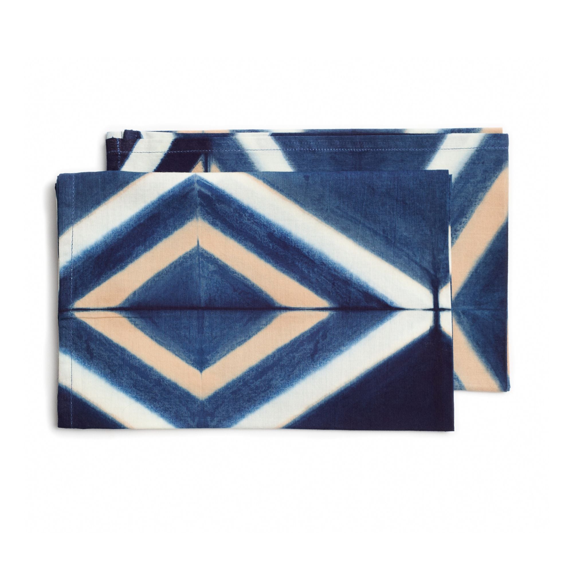 Tisa Handcrafted Shibori Print Cotton Table Napkin (Set of 4)
